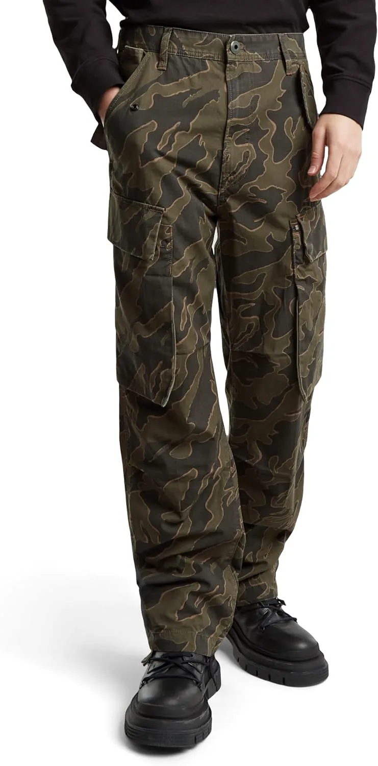 G-STAR Raw - Mens R-3N Regular Straight Cargo 5-Pocket Pants