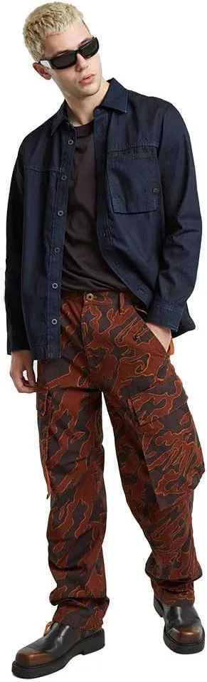 G-STAR Raw - Mens R-3N Regular Straight Cargo 5-Pocket Pants