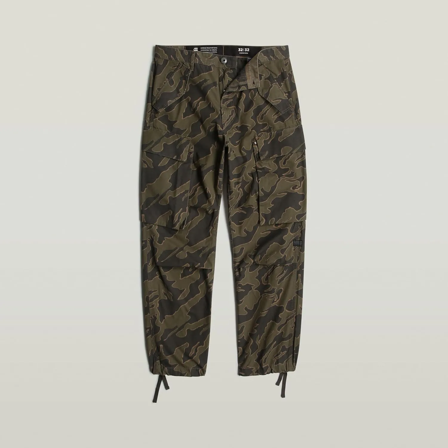 G-STAR Raw - Mens R-3N Regular Straight Cargo 5-Pocket Pants
