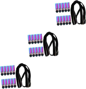 Gadpiparty 3pcs 5 Nylon Coil Zippers with Repair Pull Tabs for Sewing for Clothing Bags and Craft Projects Durable Zipper Fixers for Tailoring Needs