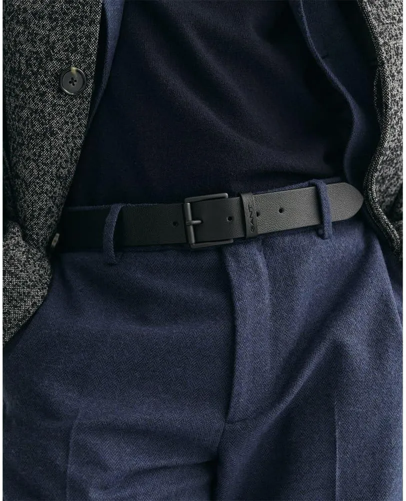 GANT Men's Tonal Buckle Leather Belt