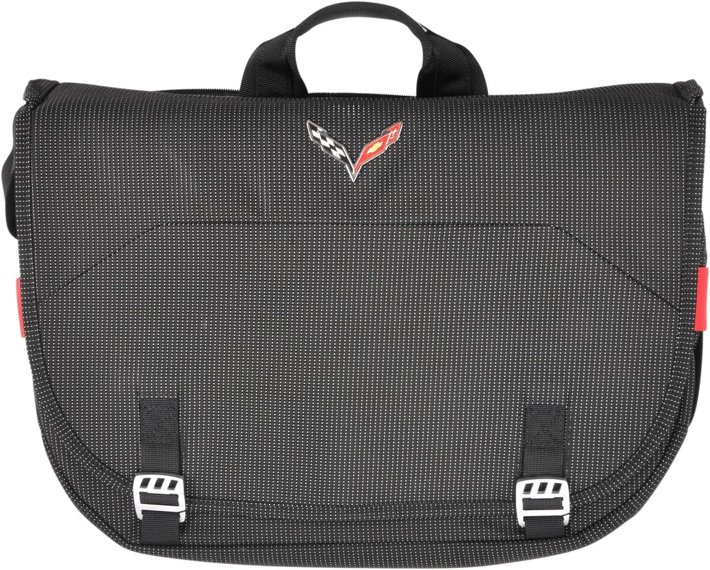 General Motors Accessories 22970471 Messenger Bag with Corvette Crossed-Flags Logo
