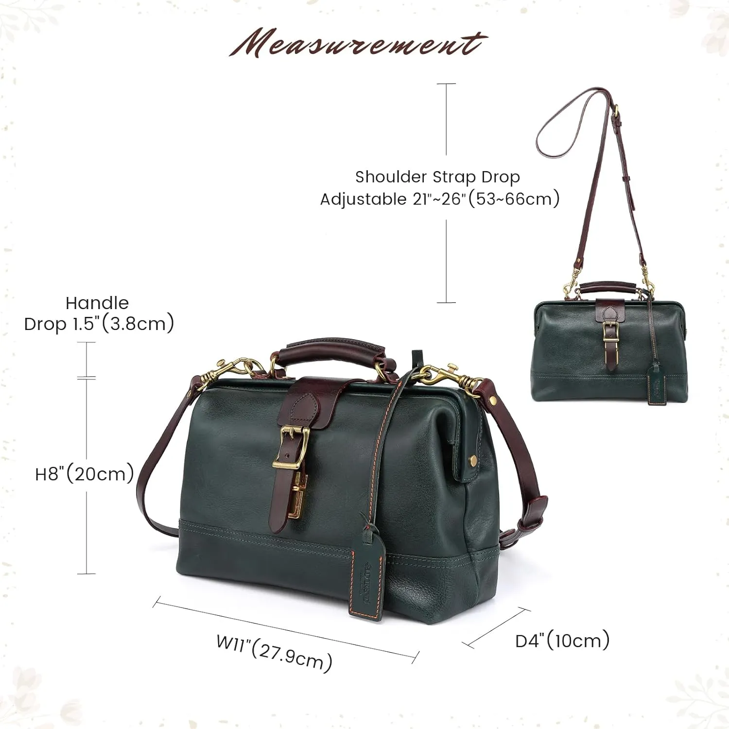 Genuine Leather Doctor Satchel