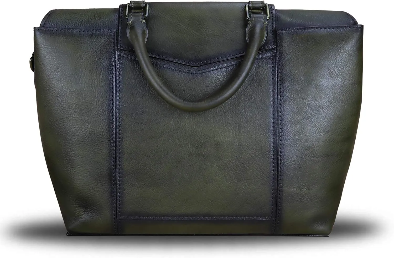 Genuine Leather Satchel Purses Handbags for Women Large Capacity Shoulder Bags Lady Work Top Handle Crossbody Bag