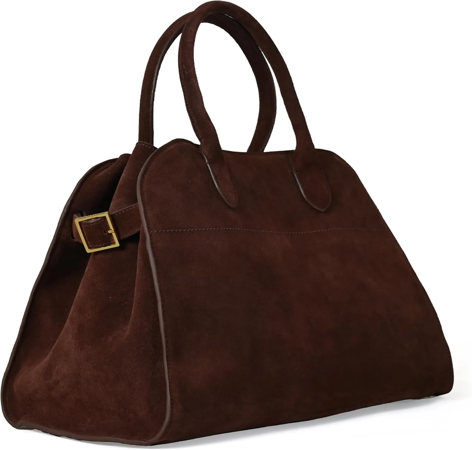 Genuine Leather Suede Tote Bag for Women 2024, Vintage Large Capacity Suede Shoulder Slouchy Hobo Handbags Purse
