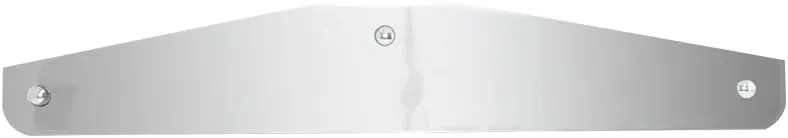 GG Grand General 30170 Chrome 24" x 4" Bottom Mud Flap Plate