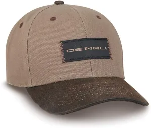 GMC Denali Hat - Khaki Canvas Adjustable Cap - Officially Licensed by GM