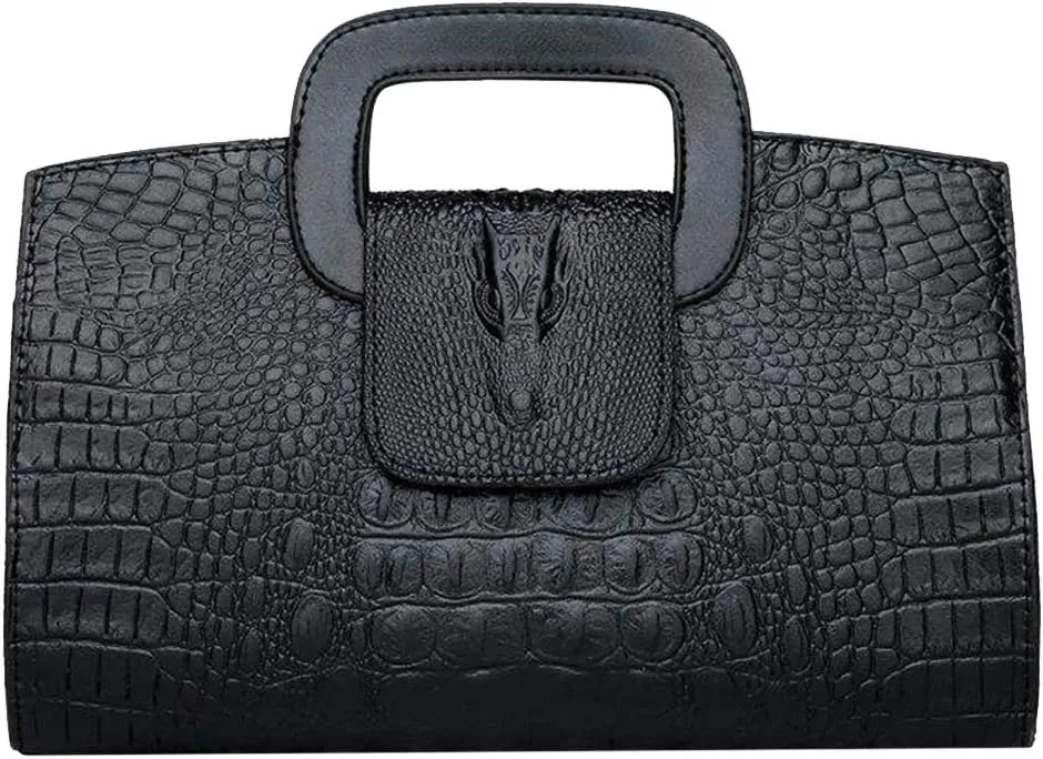 Goclothod Top Handle Satchel Women Vintage Flap Tote Clutch Handbag Crossbody Shoulder Bag Purse