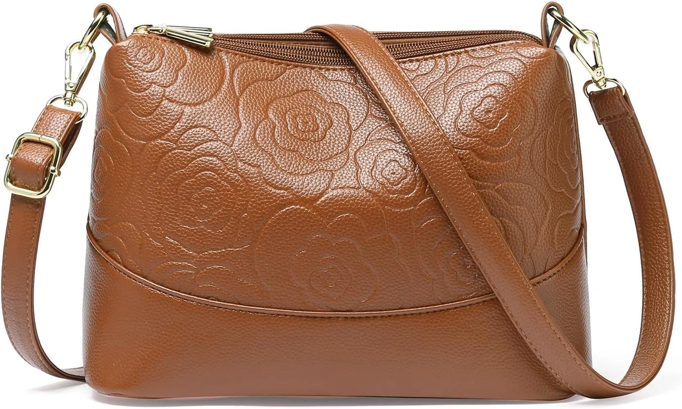 GOIACII Leather Tote Bag for Women - Shoulder Bag with Top Handle