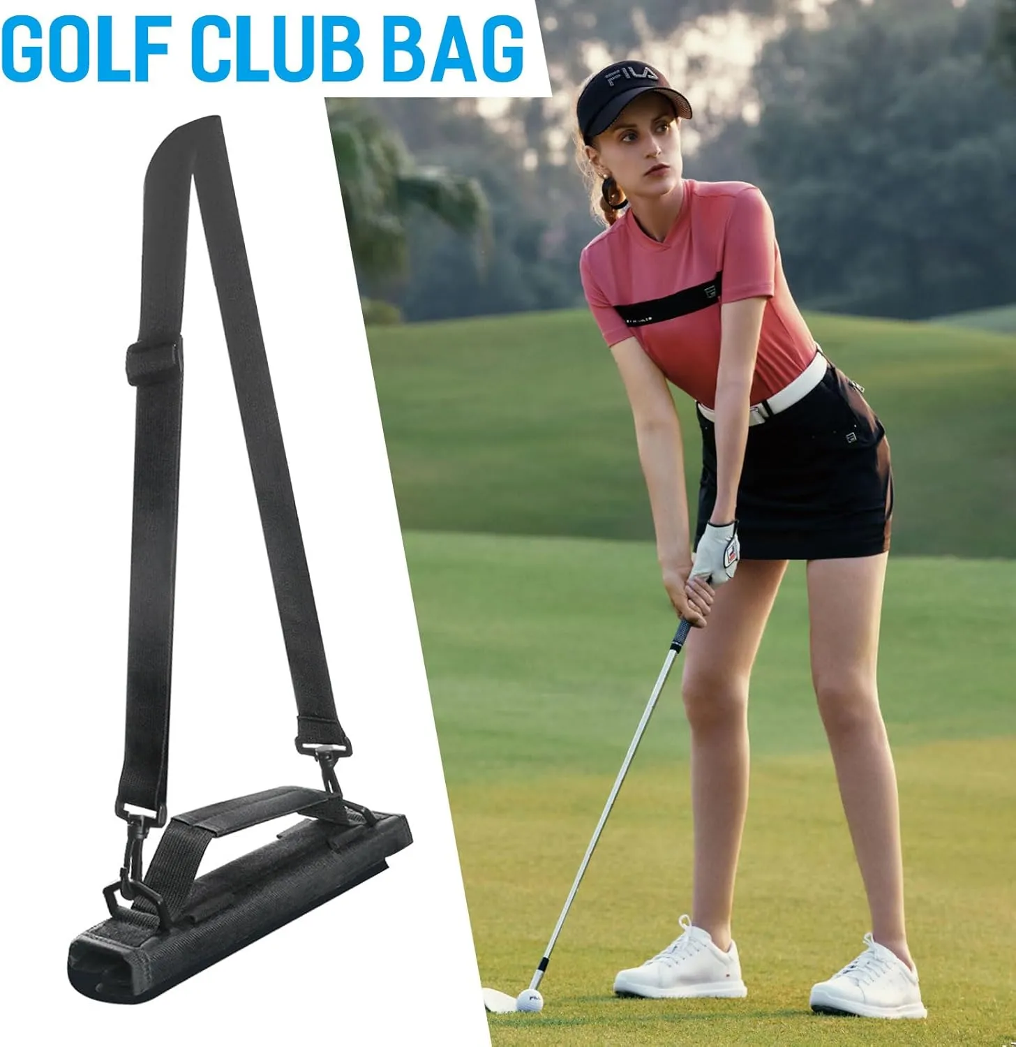 Golf Club Bag - Sunday Golf Club Mini Golf Gift Accessories for Men, Women, and Children