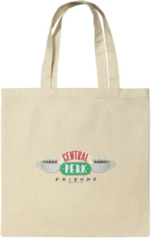 GRAPHICS & MORE Friends Central Perk Logo Grocery Travel Reusable Tote Bag