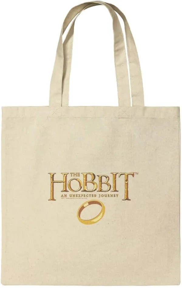 GRAPHICS & MORE The Hobbit An Unexpected Journey Logo Grocery Travel Reusable Tote Bag