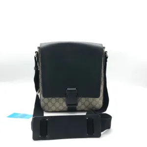 Gucci Messenger Bag Beige and Black Shoulder Bag