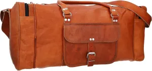 Gusti Travel Bag Leather - Harvey Travel Bag Board Bag Weekender Sports Bag Brown Leather Genuine Leather