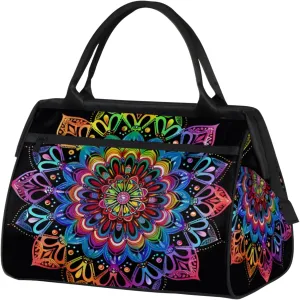 Gym Bag for Women Men, Travel Sports Duffel Bag with Trolley Sleeve Overnight Bag Carry On Tote Bag for Travel Gym Sport