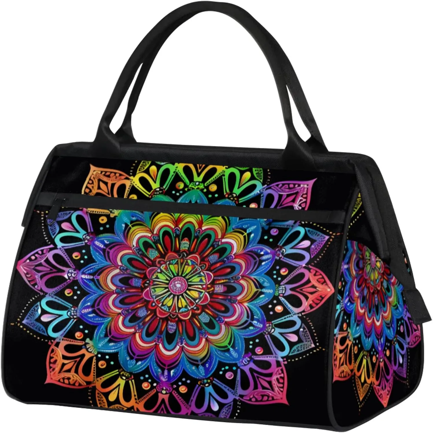 Gym Bag for Women Men, Travel Sports Duffel Bag with Trolley Sleeve Overnight Bag Carry On Tote Bag for Travel Gym Sport