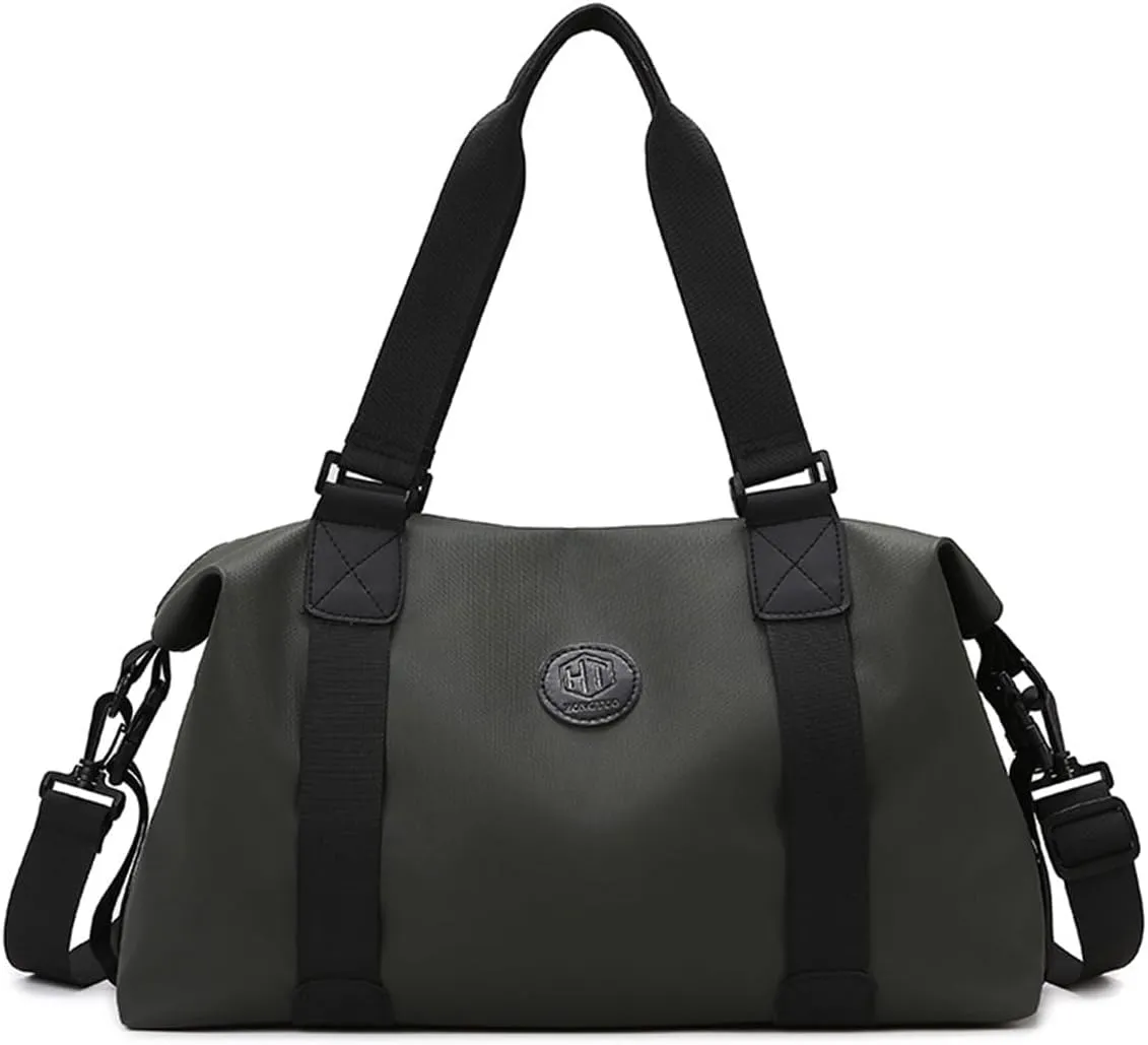 Gym Bag for Women,Sports Travel Duffel Bag, Weekender Overnight Bag with Wet Pocket and Shoes Compartment for Women, Travel,Workout,Gym, Yoga 310 (Green)