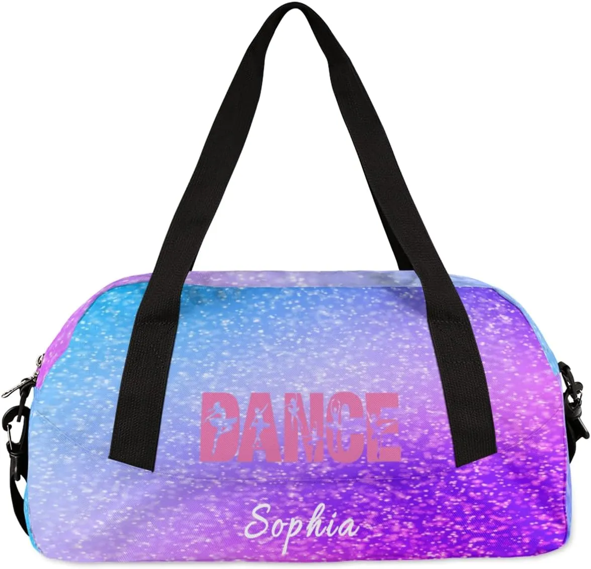 Gymnastics Custom Kids Duffel Overnight Dance Bag for Girls Personalized Dance Duffle Bag for Women Girls Customized Kids Gifts