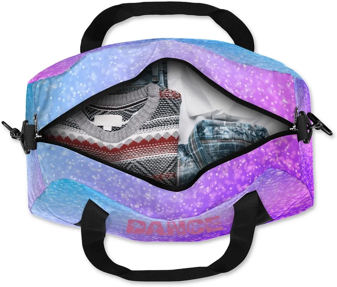 Gymnastics Custom Kids Duffel Overnight Dance Bag for Girls Personalized Dance Duffle Bag for Women Girls Customized Kids Gifts