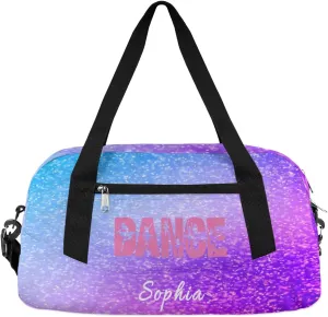 Gymnastics Custom Kids Duffel Overnight Dance Bag for Girls Personalized Dance Duffle Bag for Women Girls Customized Kids Gifts