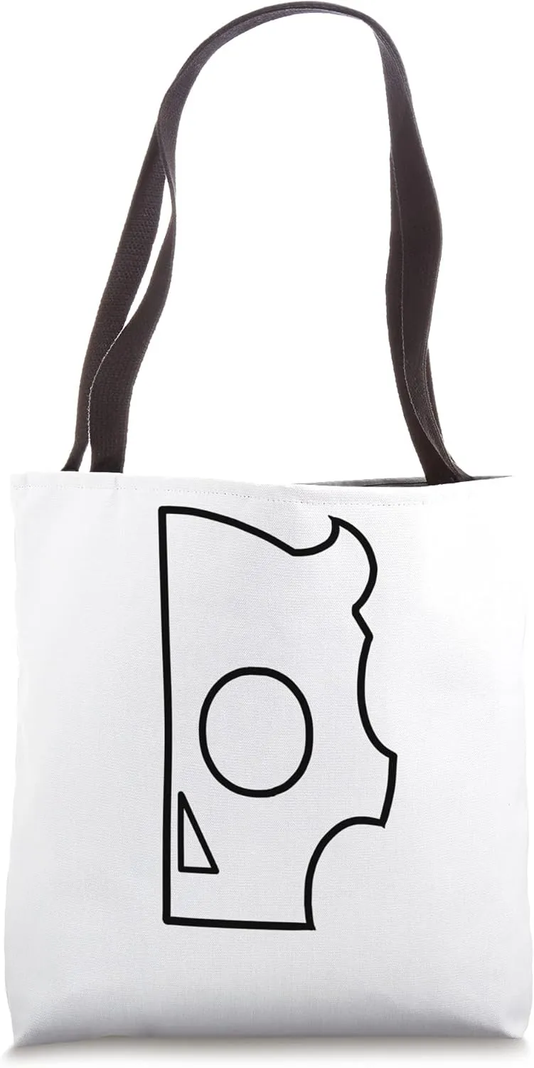 Half Devil Outlines Tote Bag