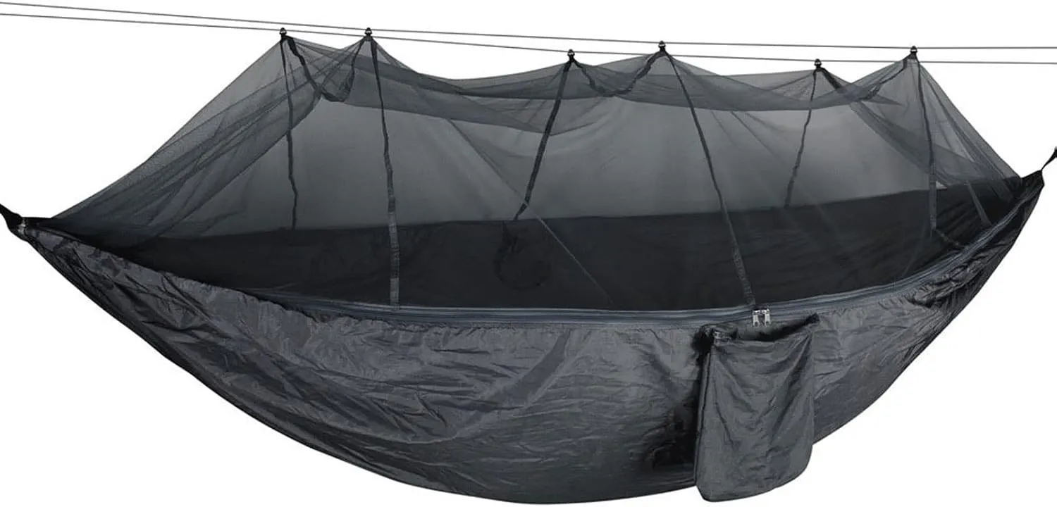Hammocks 1pc Hammock Outdoor Anti-Mosquito Hammock Encrypted Mesh Double Parachute Nylon Belt Mosquito Net Cloth Picnic Camping