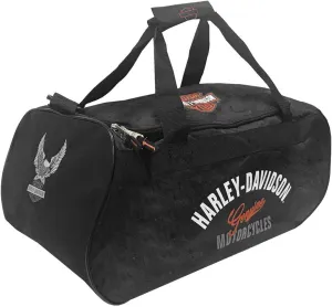 Harley Davidson Logo Sport Duffel (Tail of The Dragon), Black, One Size