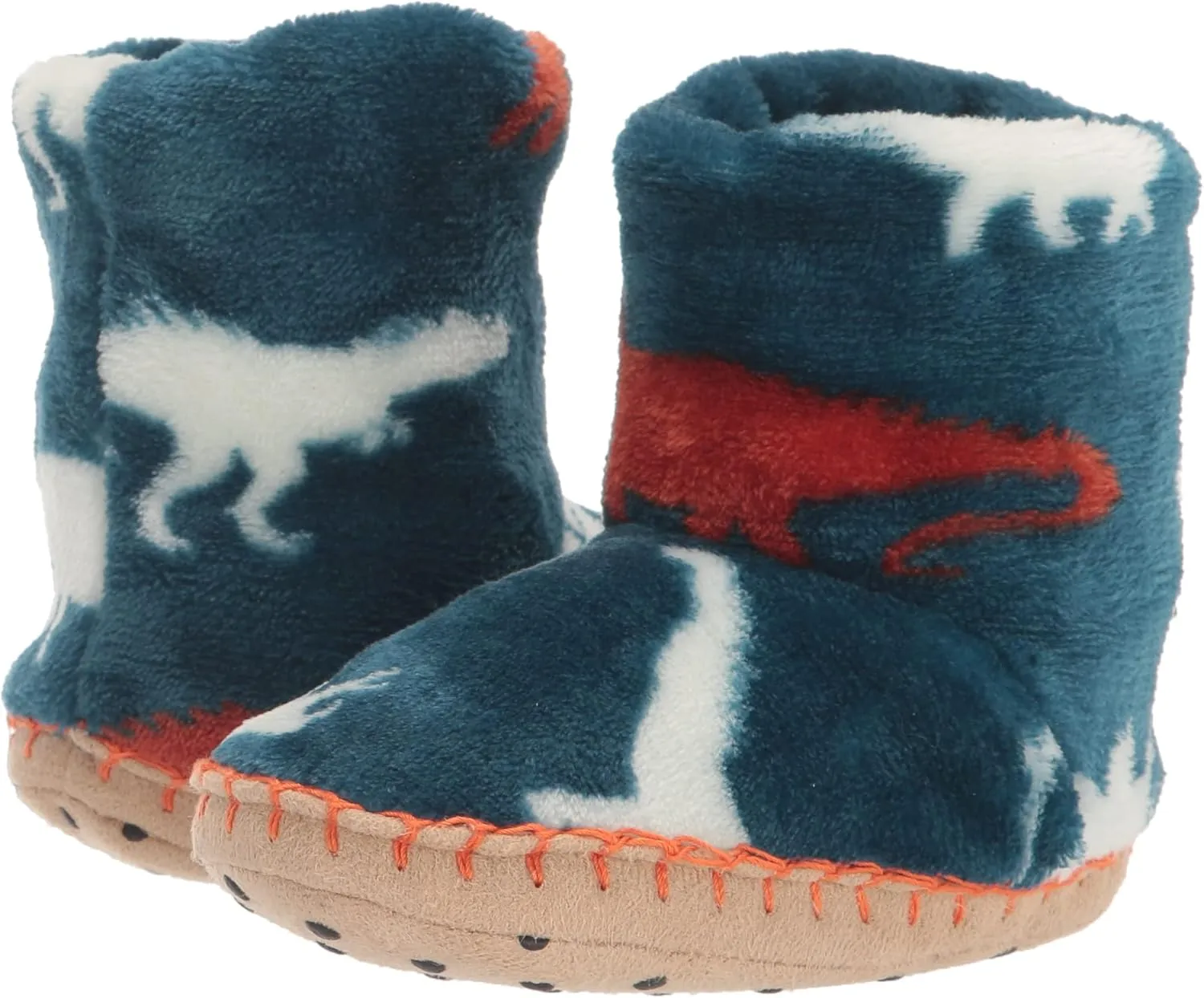 Hatley Boy's Fuzzy Fleece Slippers
