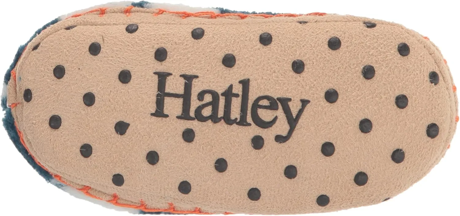 Hatley Boy's Fuzzy Fleece Slippers
