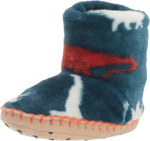 Hatley Boy's Fuzzy Fleece Slippers