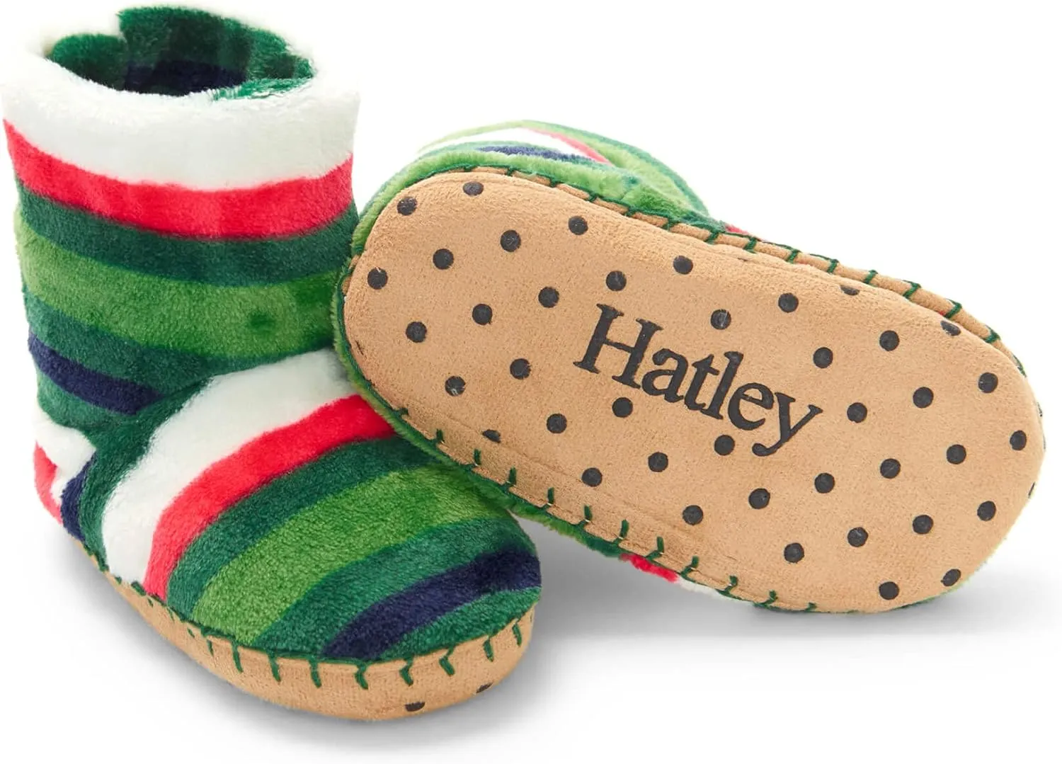 Hatley Boy's Fuzzy Fleece Slippers