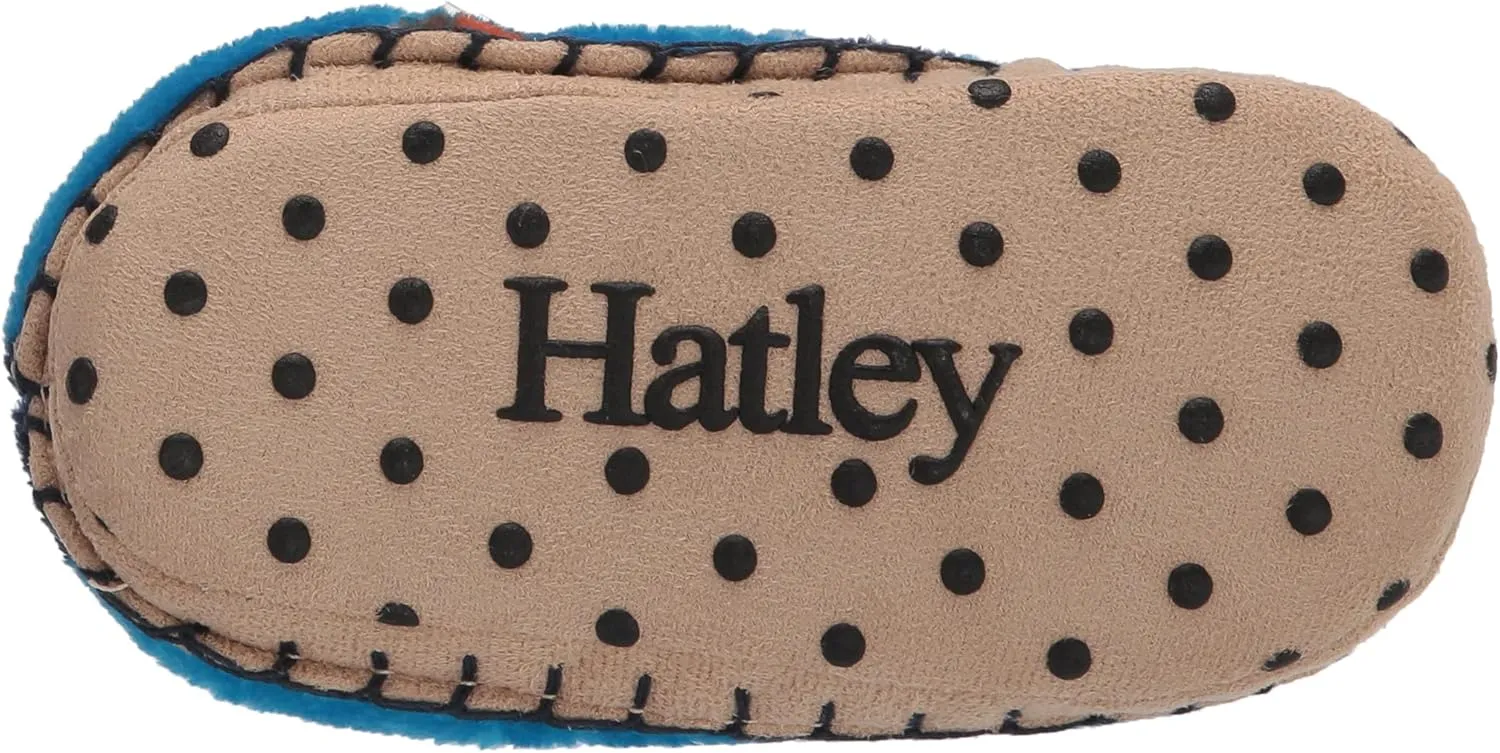 Hatley Boy's Fuzzy Fleece Slippers