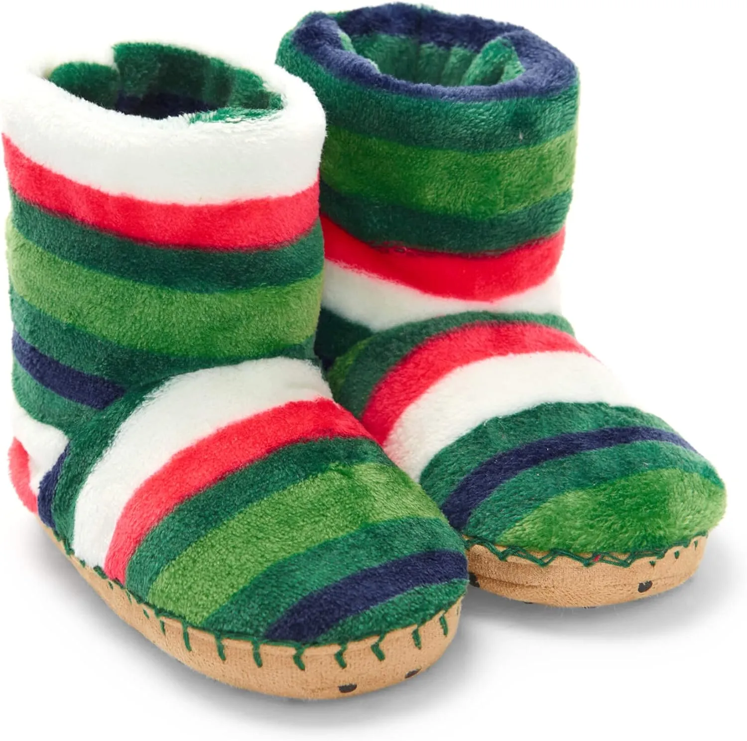 Hatley Boy's Fuzzy Fleece Slippers