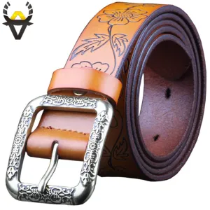 High quality floral Hassle-free female Holiday sale belt Vintage