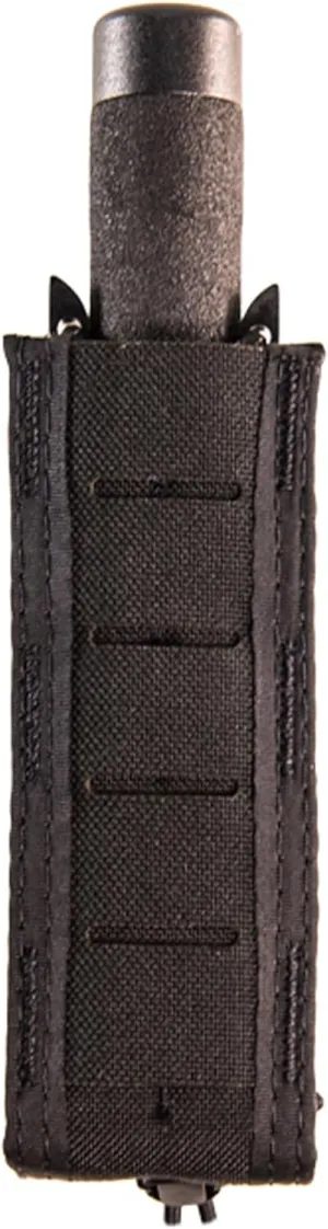 High Speed Gear - Duty Extended Pistol/Baton Taco Pouch – Sleek, Hidden Bungee Design – MOLLE & Belt Mount – Made in USA