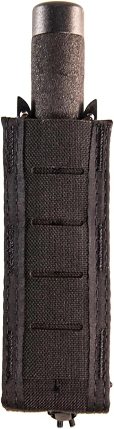 High Speed Gear - Duty Extended Pistol/Baton Taco Pouch – Sleek, Hidden Bungee Design – MOLLE & Belt Mount – Made in USA