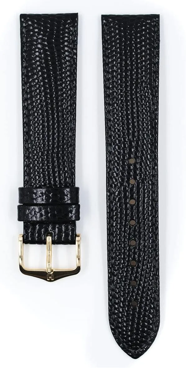 Hirsch Rainbow Leather Watch Strap - Bonded Leather Band - Multiple Colors & Sizes (8-20mm)