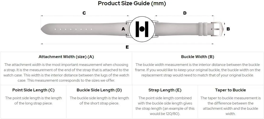 Hirsch Tritone Louisiana Alligator Leather Watch Strap - Rectangular Scales - Hand Brushed - 22mm, 24mm - Length - Attachment Width/Buckle Width - Quick Release Watch Band