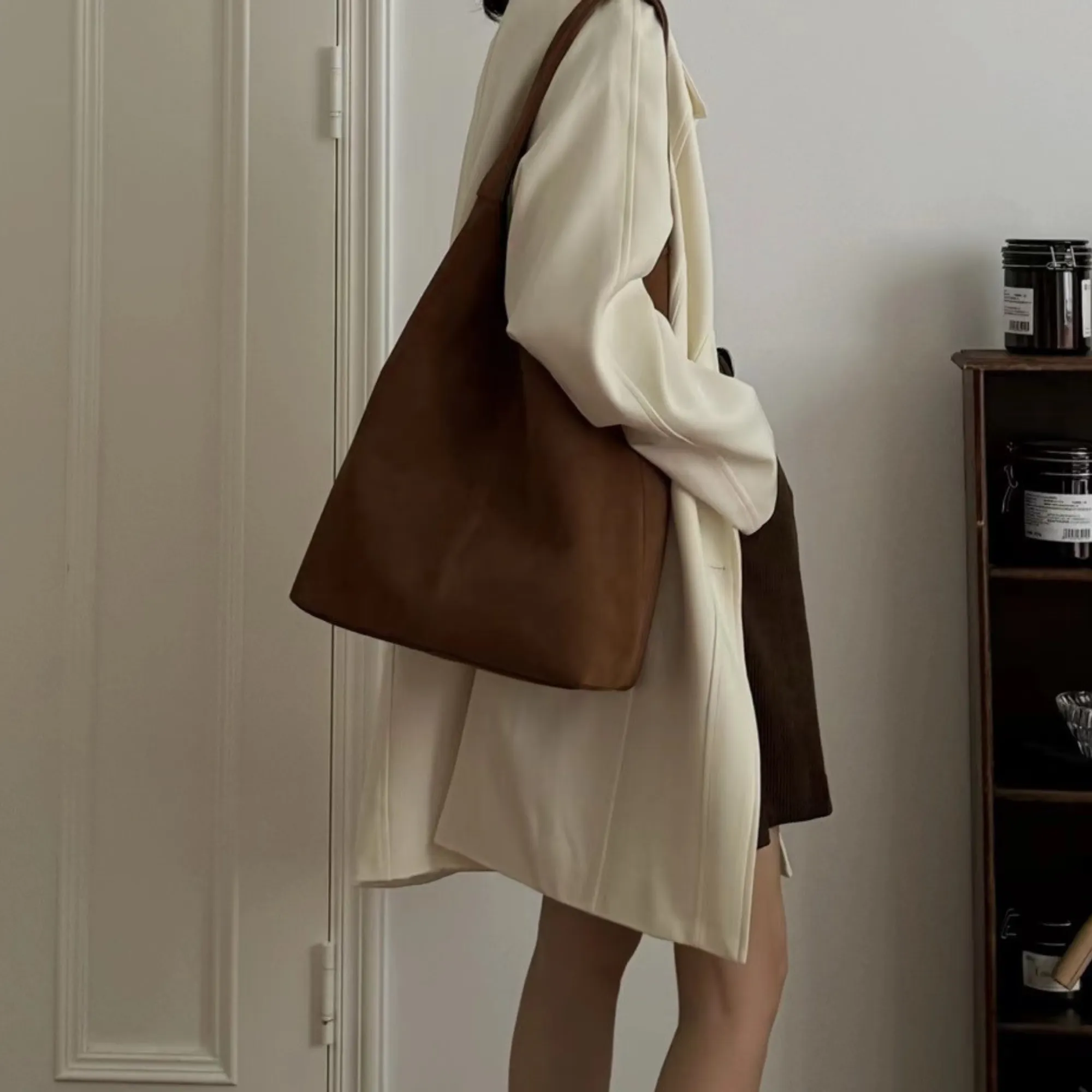 Hobo Bag in Suede