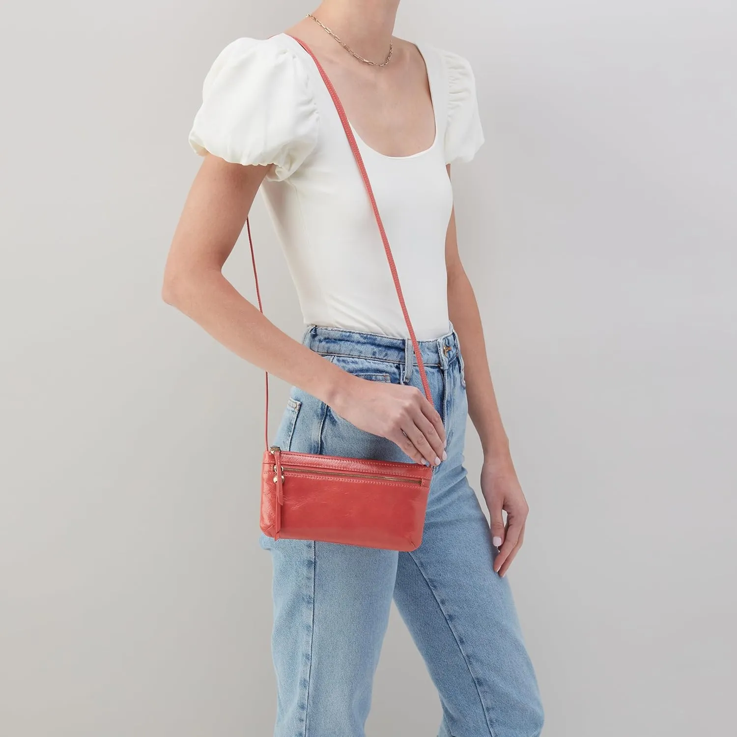 HOBO Cara Mini Leather Crossbody Bag for Women