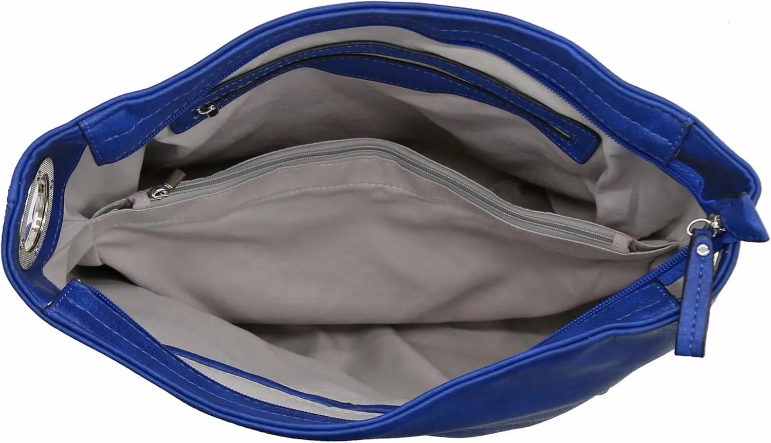 Hobo Shoulder Bag with Big Snap Hook Hardware