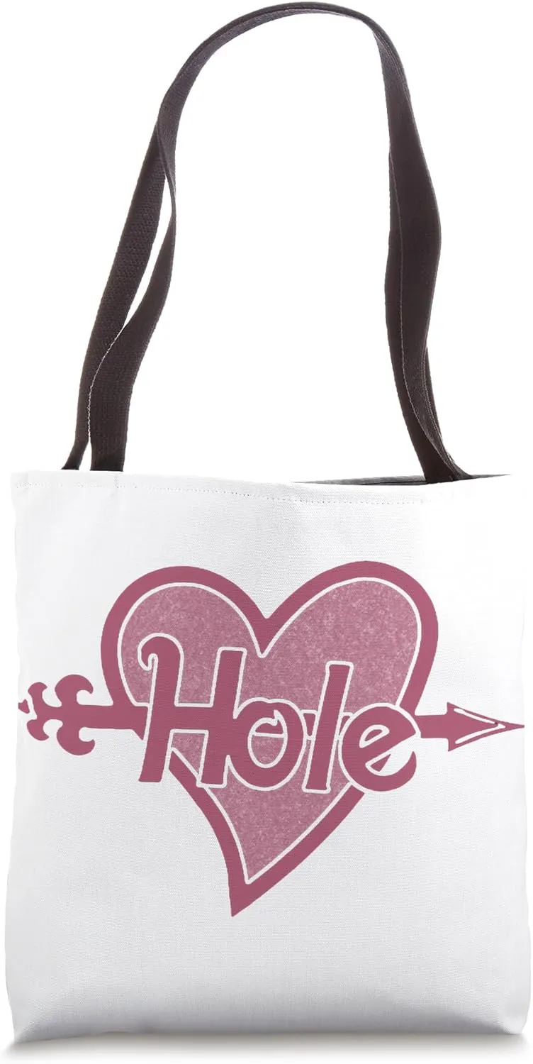 Hole - Arrow In Heart Logo Tote Bag