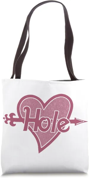 Hole - Arrow In Heart Logo Tote Bag