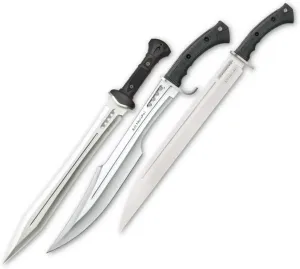 HONSHU Combat Sword Collector's Kit - 7CR13 Stainless Steel Blades, Injection-Molded TPR Handles, Steel Guards, Belt Sheaths