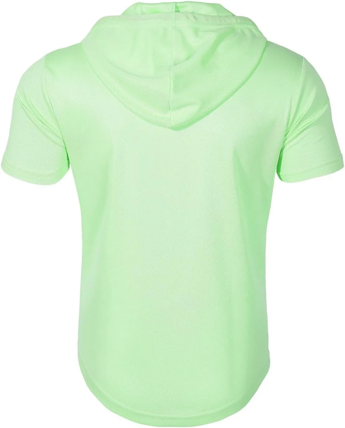 Hoodies for Men Short Sleeve Casual Zipper up Regular Fit T-Shirt Sports Summer Running Lightweight Work Fitness Tees