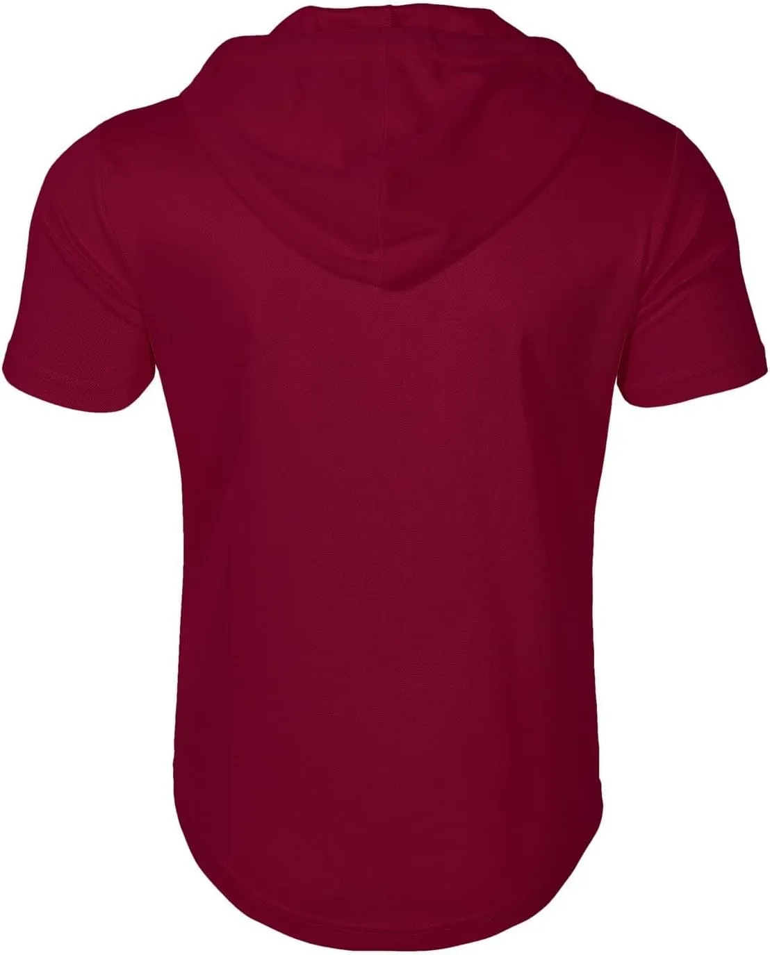 Hoodies for Men Short Sleeve Casual Zipper up Regular Fit T-Shirt Sports Summer Running Lightweight Work Fitness Tees