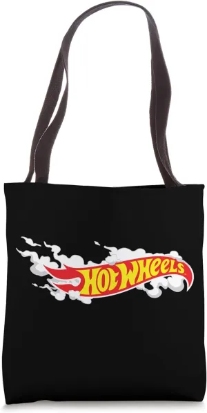 Hot Wheels Smoke Flag Logo Tote Bag