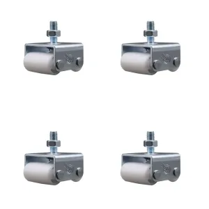 HP3234568 Delfield 0.875 Inch Swivel Threaded Stem Caster Set - Light Duty Replacement - Nylon Wheels - Service Caster Brand