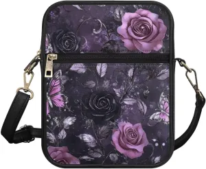 HUGS IDEA Small Messenger Bag for Women Crossbody Purse Mini Shoulder Bag for Lady