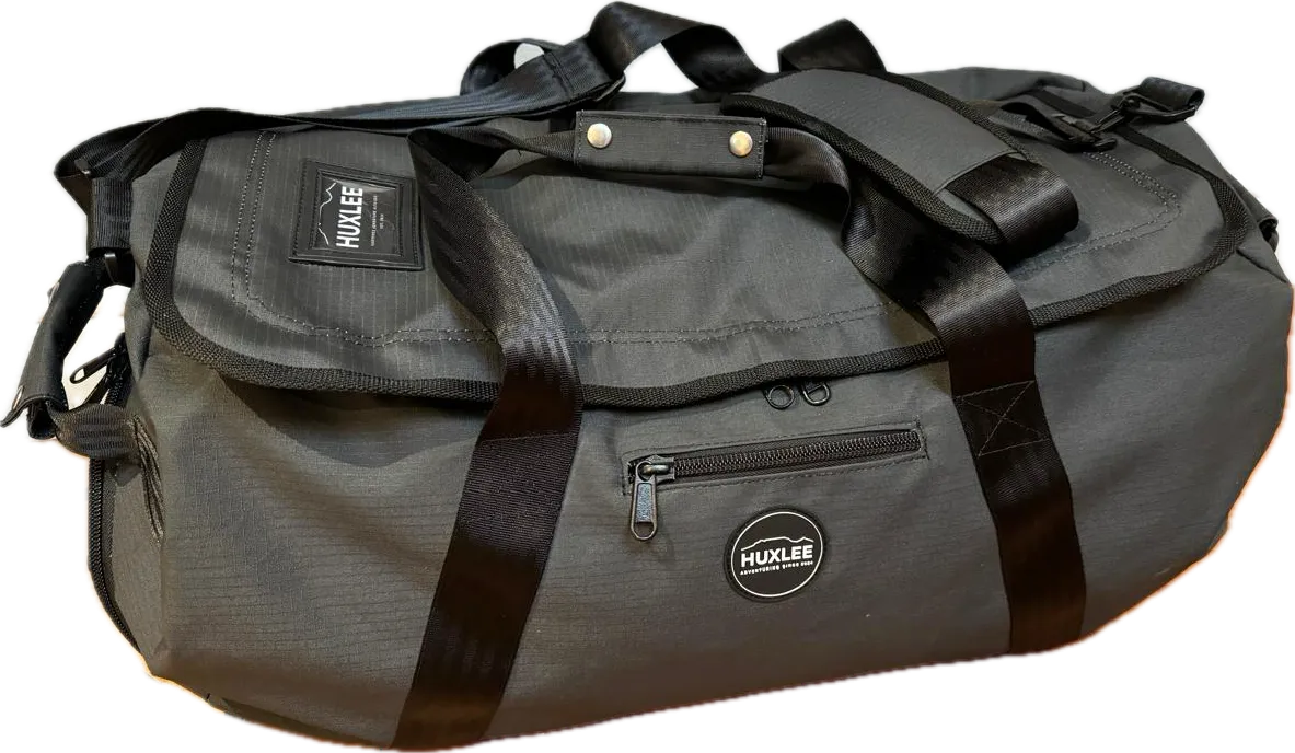Huxlee Waterproof Duffel Bag - Gun Metal - 95L